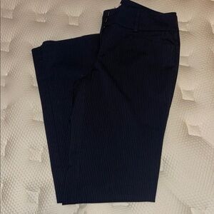 Women’s Navy Pinstripe Dress Pants